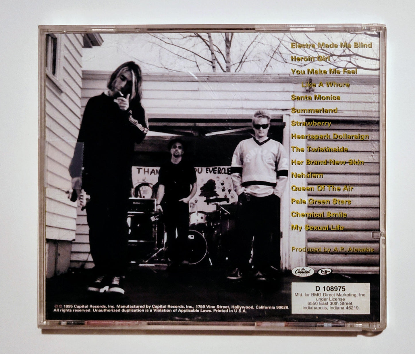Everclear - "Sparkle And Fade" - COMPACT DISC (BMG) VG+/VG+