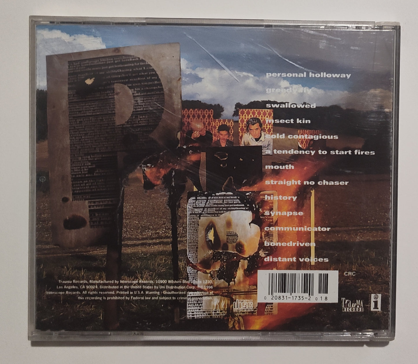 Bush - "Razorblade Suitcase" - COMPACT DISC VG+/G+
