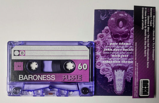Baroness - "Purple" - INDIE CASSETTE TAPE NM/NM