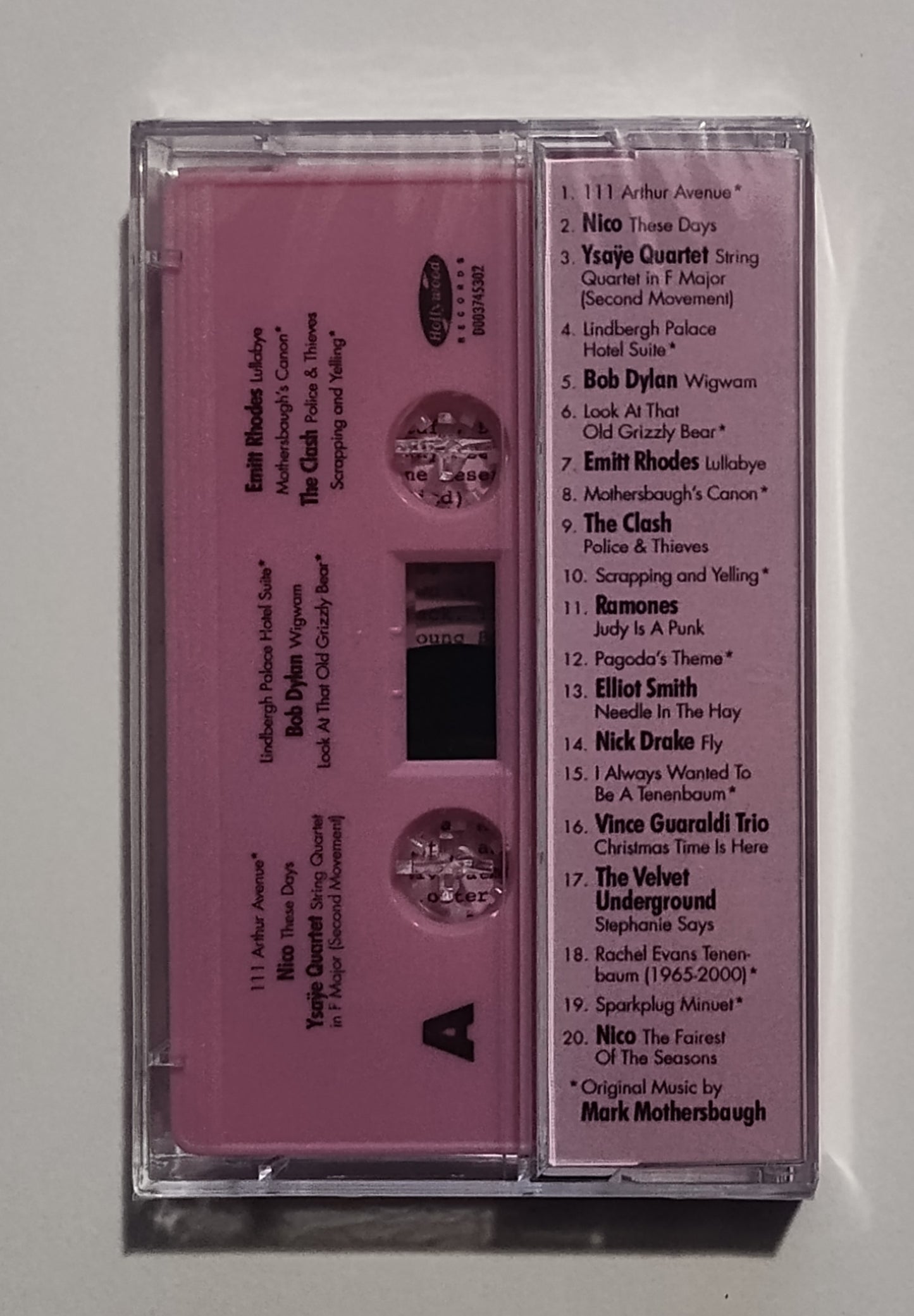 Various Artists - "The Royal Tenenbaums Soundtrack" - CASSETTE TAPE (Italy; "Fan Club" Tape) M/M (Sealed)