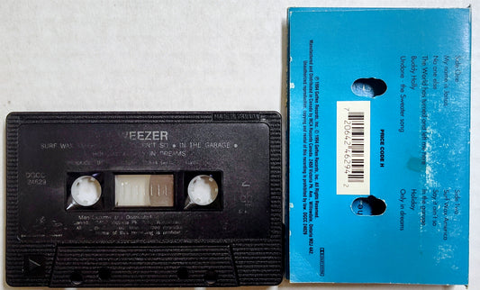 Weezer - “Weezer (The Blue Album)” - CASSETTE TAPE (Canada; black shell) G+/G+
