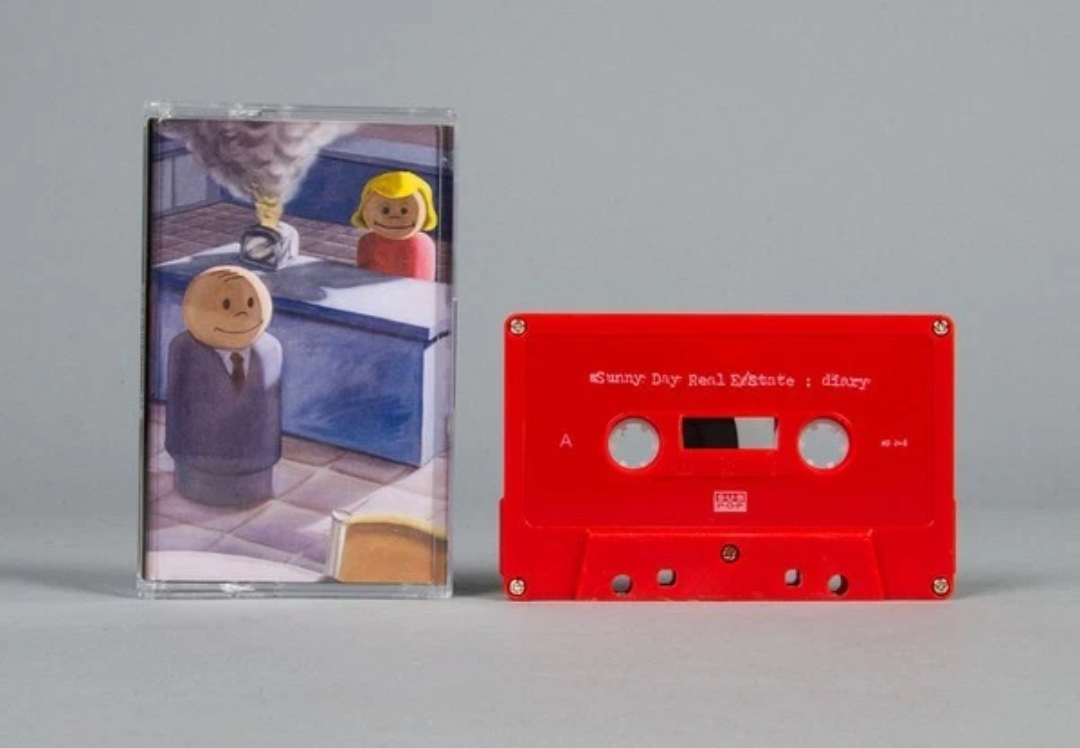 Sunny Day Real Estate - "Diary" - INDIE CASSETTE TAPE (Red shell) M/M (Sealed)