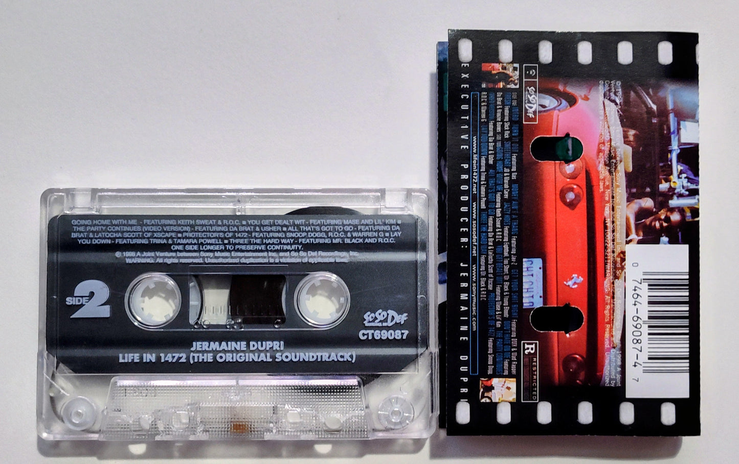 Jermaine Dupri - "Life In 1472 Original Soundtrack" - CASSETTE TAPE VG+/VG+