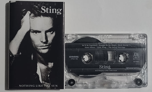 Sting - "Nothing Like The Sun" - CASSETTE TAPE (Chrome; DOLBY) VG+/VG