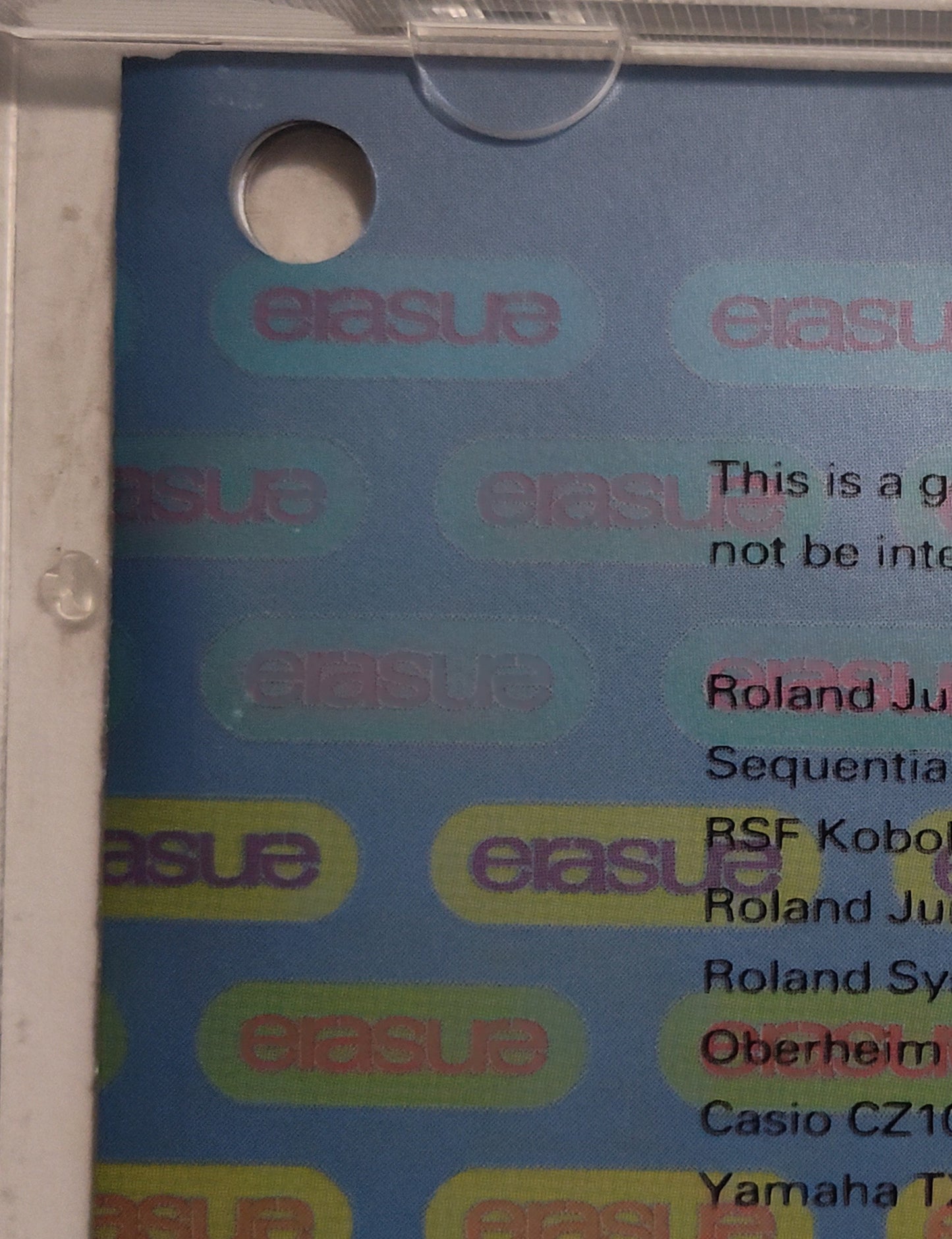 Erasure - "Pop! The First 20 Hits" - COMPACT DISC VG/VG (Hole punch in booklet and back cover)