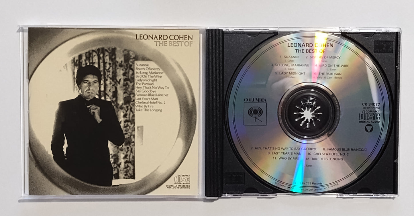 Leonard Cohen - "The Best Of" - COMPACT DISC NM/NM