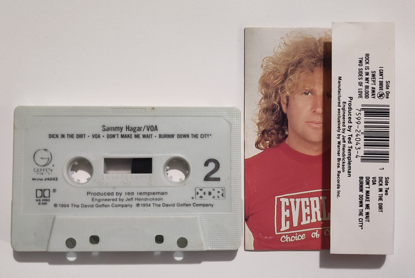 Sammy Hagar - "VOA" - CASSETTE TAPE VG/VG