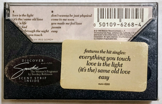 Smokey Robinson - “Love, Smokey” - CASSETTE TAPE NM/M (Sealed; tiny hole in cellophane)