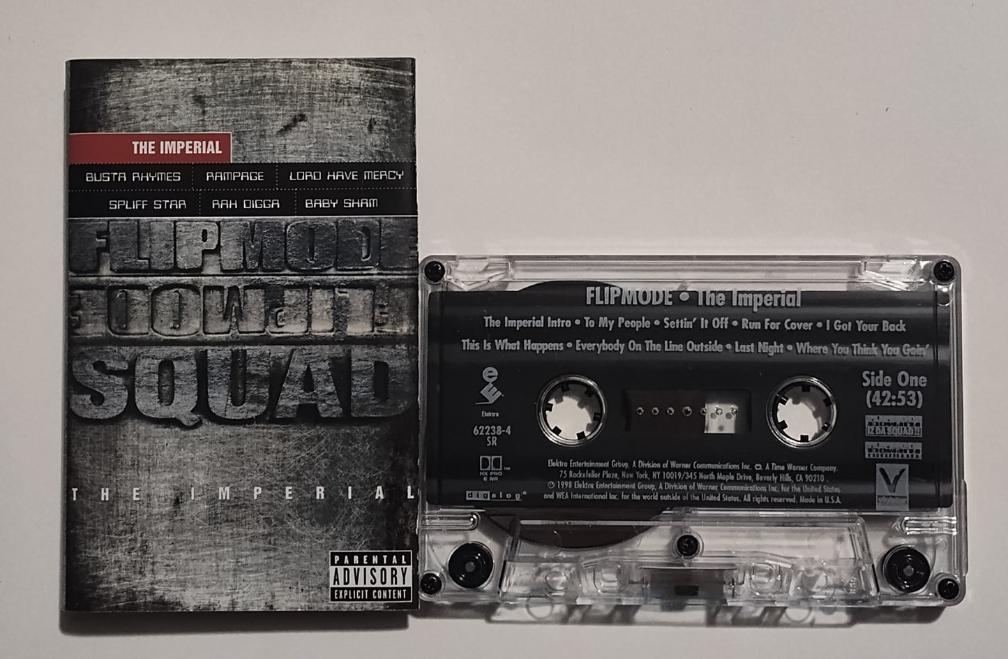 Flipmode Squad (with Busta Rhymes) - "The Imperial" - CASSETTE TAPE (SR; DIGalog; DOLBY HX PRO B NR) VG+/VG+