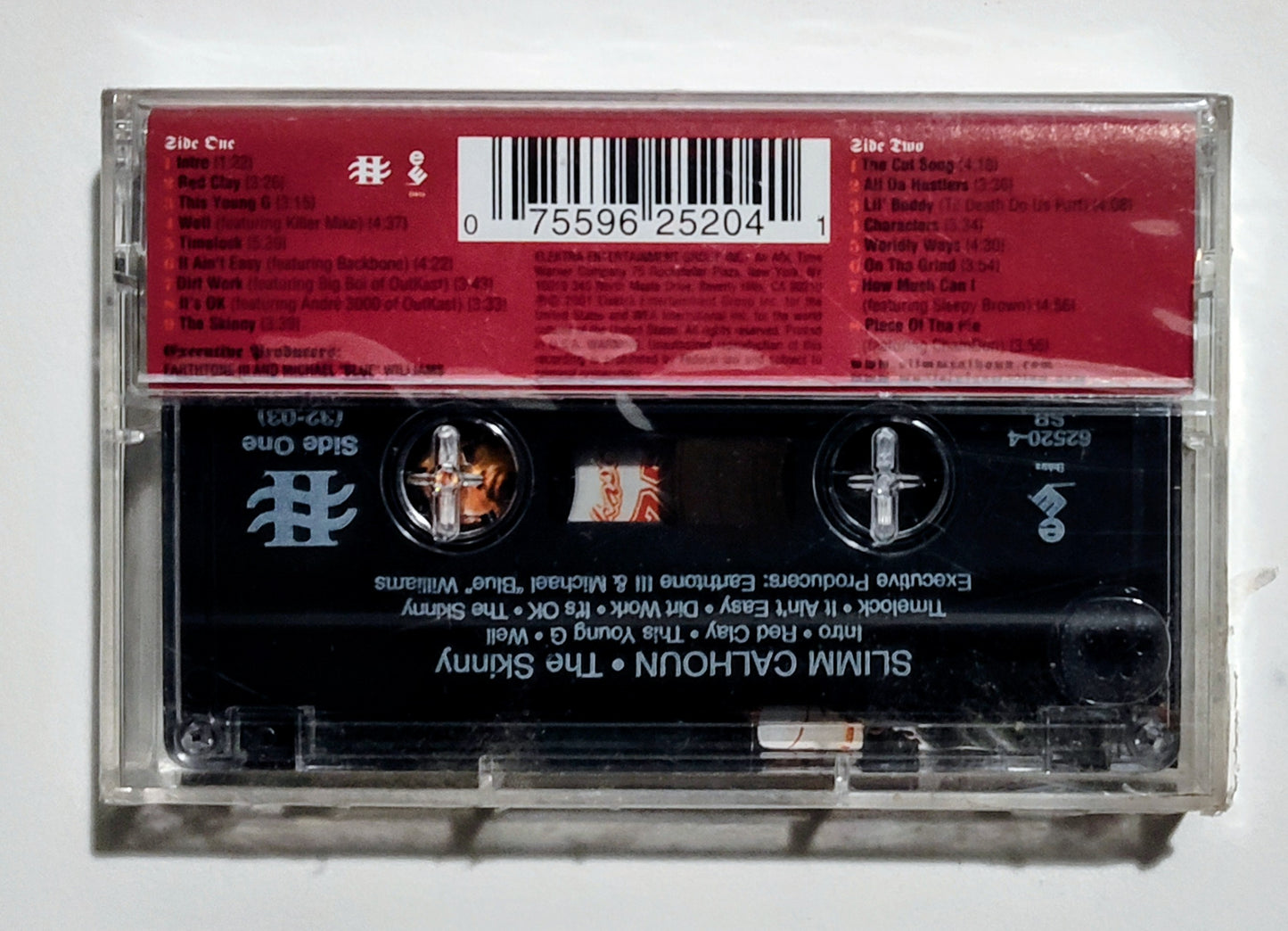 Slimm Calhoun - "The Skinny" - CASSETTE TAPE NM/M (Sealed with hype sticker; small tears in seal; scratchy cellophane)