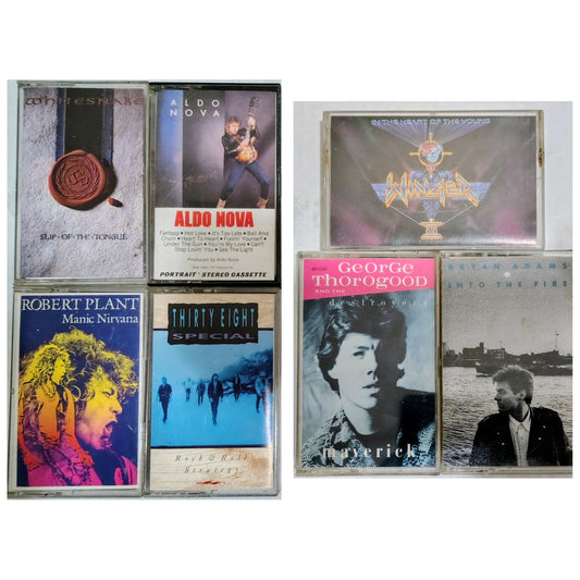 7-Tape Hard Rock Mini Batch (All Very Good overall) (Lot 6)
