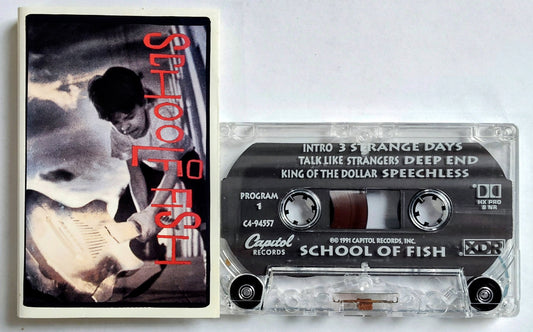 School Of Fish - “School Of Fish” - CASSETTE TAPE G+/VG+