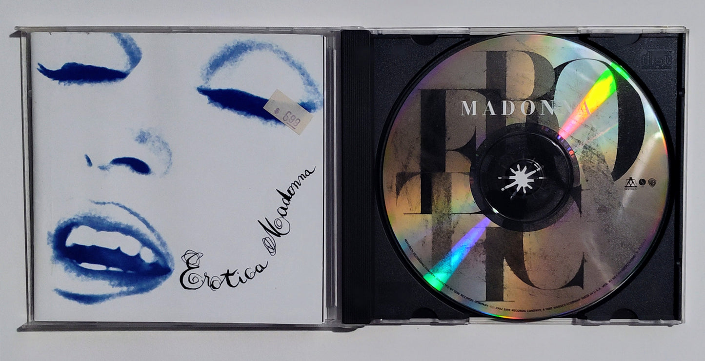 Madonna - "Erotica" - COMPACT DISC VG+/VG+