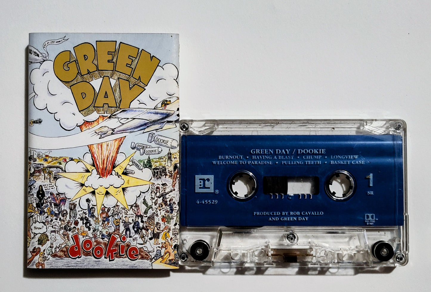 Green Day - "Dookie" - CASSETTE TAPE (SR; DOLBY HX PRO B NR) VG/VG