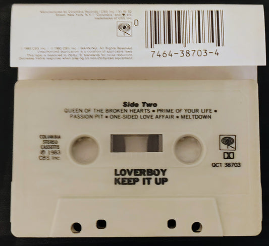 Loverboy - “Keep It Up” - CASSETTE TAPE VG+/VG