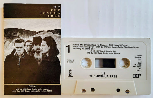 U2 - "The Joshua Tree" - CASSETTE TAPE (RCA Club) VG+/VG *🚨*