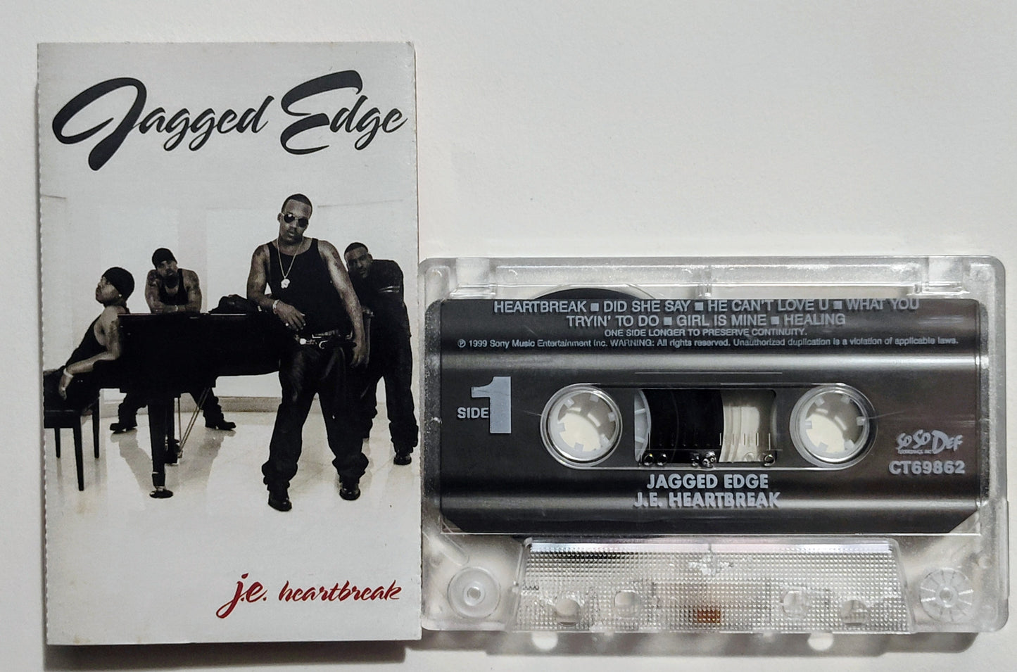 Jagged Edge - "J.E. Heartbreak" - CASSETTE TAPE VG+/VG+