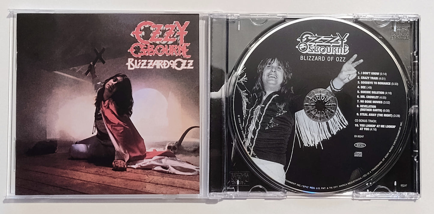 Ozzy Osbourne - "Blizzard Of Oz* (*See Notes!)" - COMPACT DISC VG+/G+