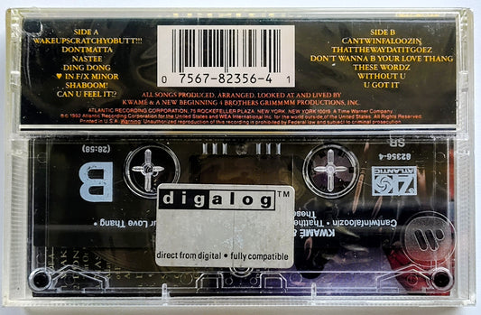 Kwamé & A New Beginning - “Nastee” - CASSETTE TAPE M/M (Sealed with hype sticker)