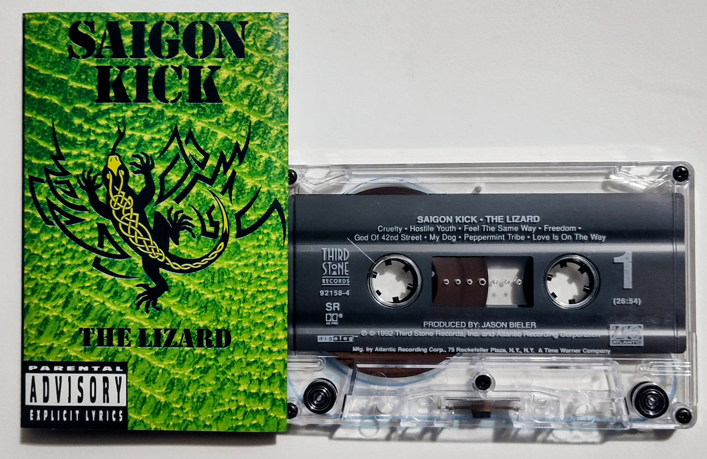 Saigon Kick - "The Lizard" - CASSETTE TAPE VG+/VG+