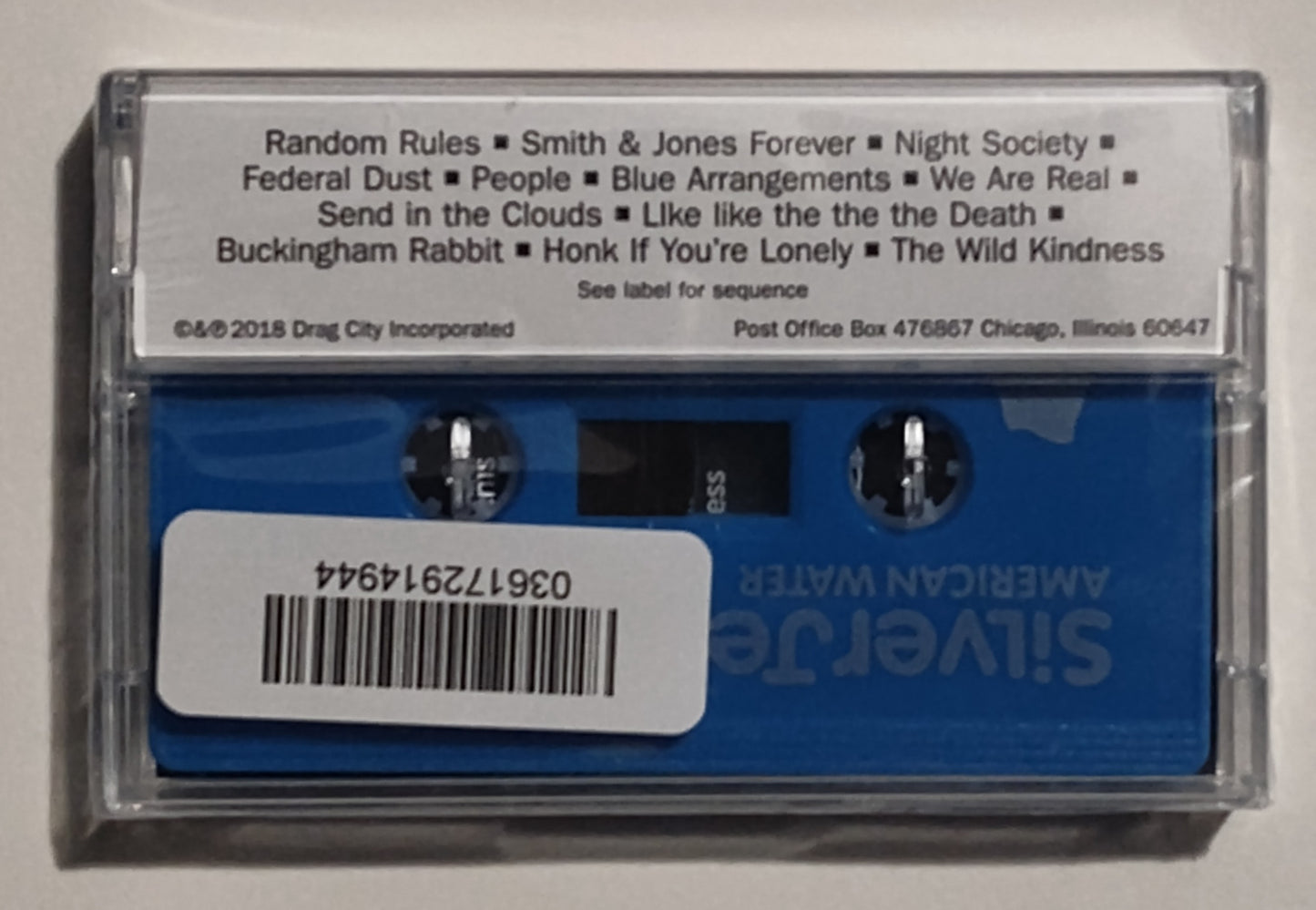 Silver Jews - "American Water" - INDIE CASSETTE TAPE (Blue shell) M/M (Sealed)
