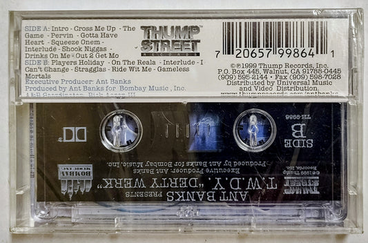 Ant Banks Presents T.W.D.Y. - “Derty Werk” - CASSETTE TAPE NM/M (Sealed; price written on cellophane)