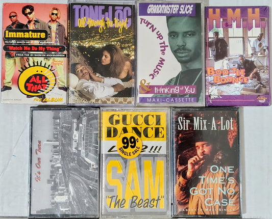 7-Tape Rap/Hip-Hop/Bounce/Bass Mini Batch (Lot 2)