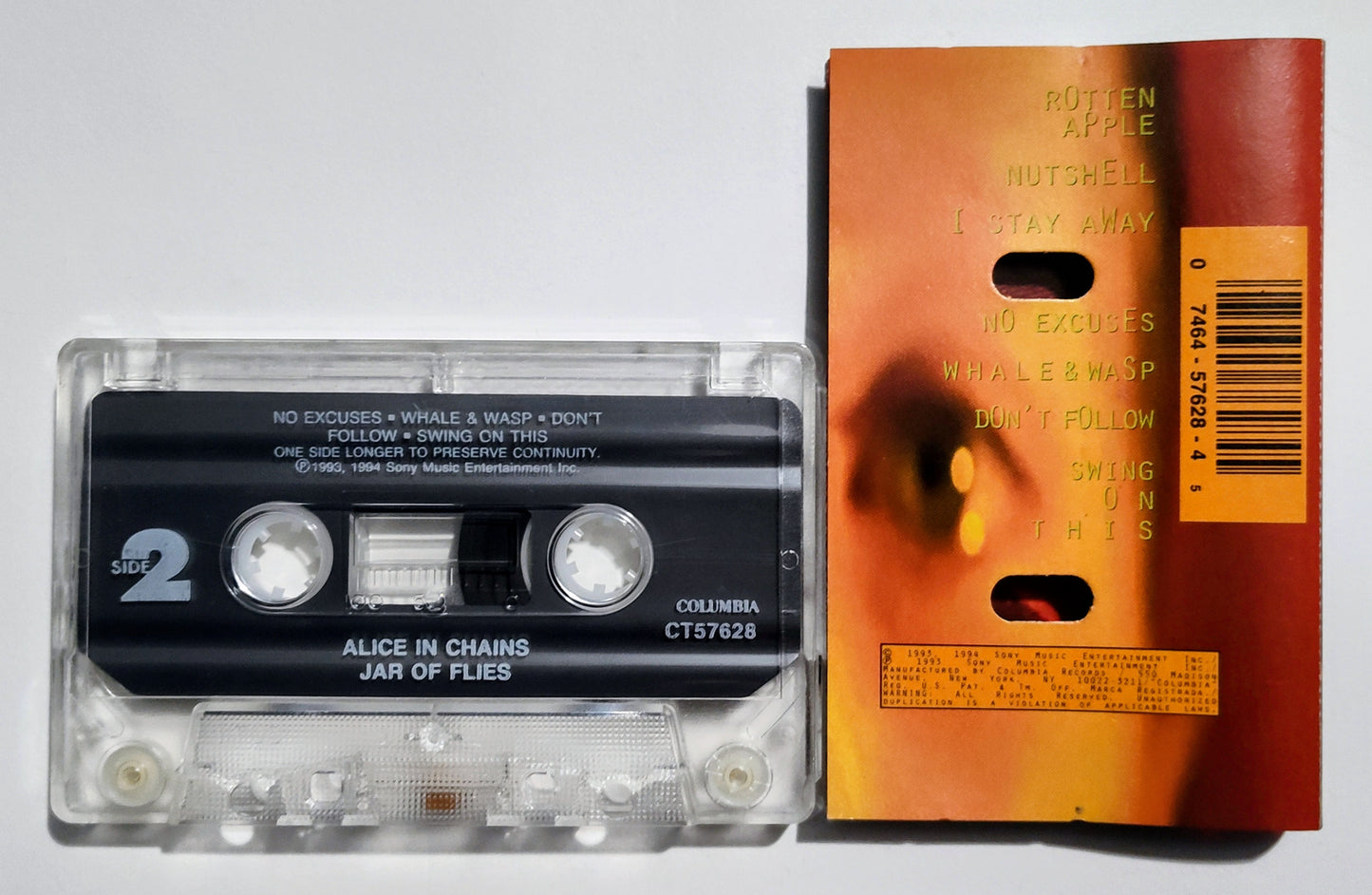Alice In Chains - "Jar Of Flies" - CASSETTE TAPE VG+/VG+