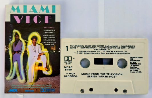 Various Artists - “Miami Vice Soundtrack” - CASSETTE TAPE VG+/VG+