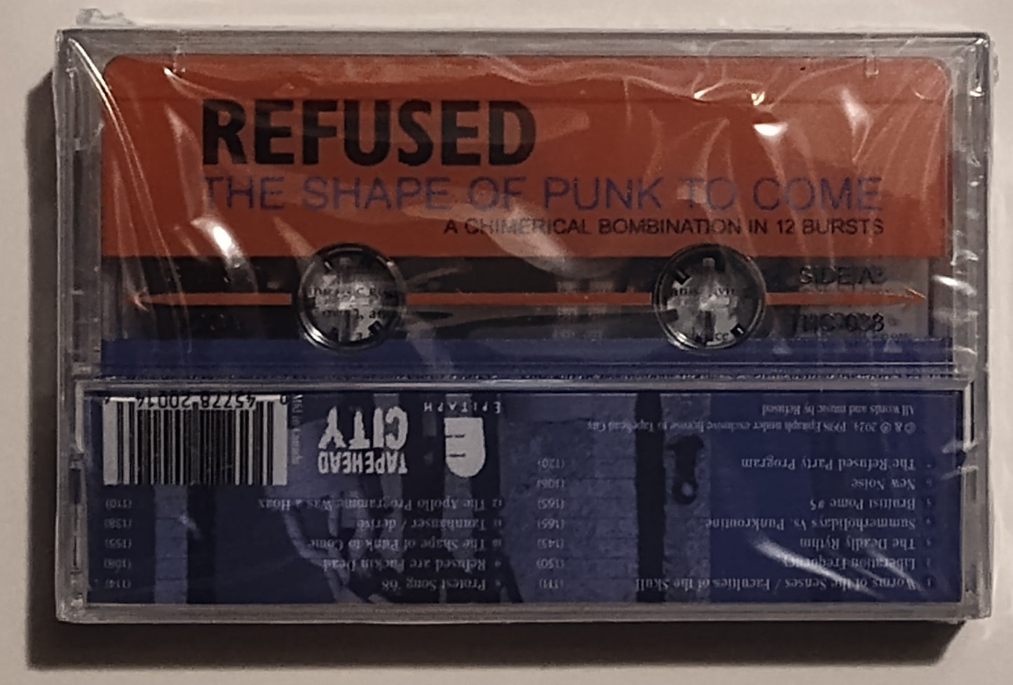 Refused - "The Shape Of Punk To Come" - INDIE CASSETTE TAPE M/M (Sealed)