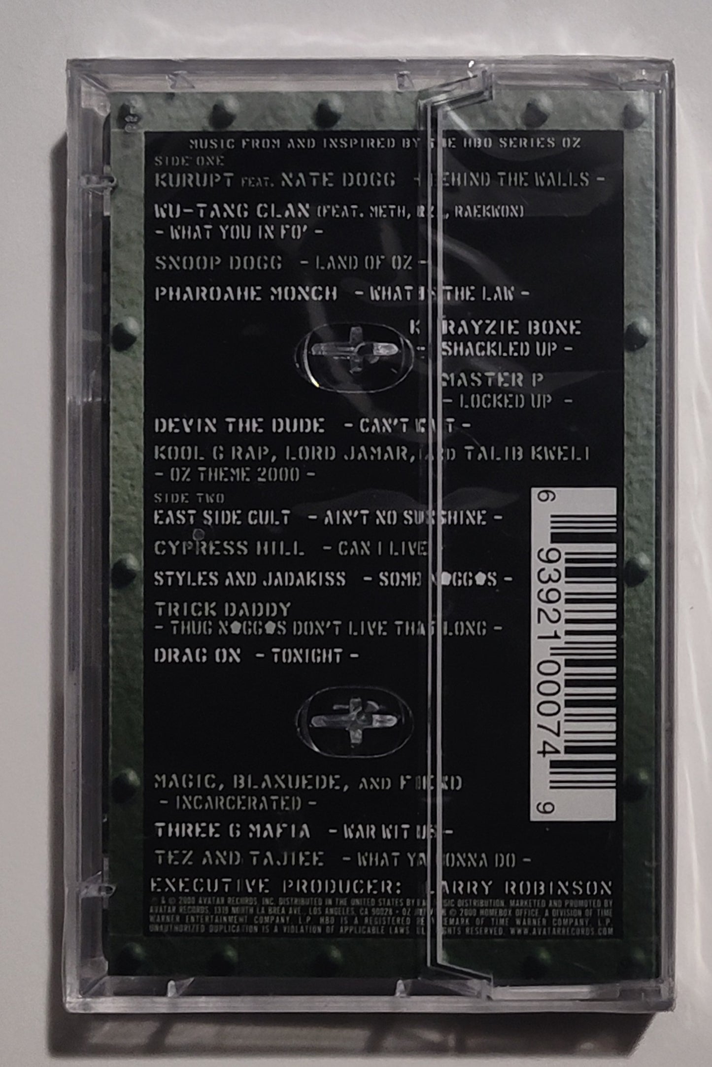 Various Artists - "Oz: The Soundtrack (HBO Television)" - CASSETTE TAPE M/M (Sealed)