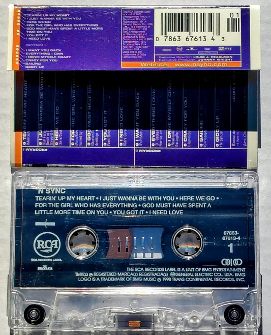 NSYNC - "'N Sync" CASSETTE TAPE VG/VG+