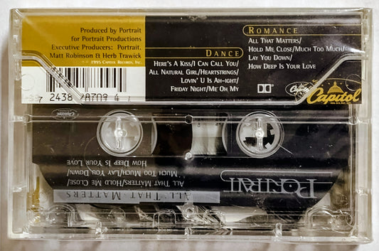 Portrait - “All That Matters” - CASSETTE TAPE NM/M (Sealed; large hole in cellophane)