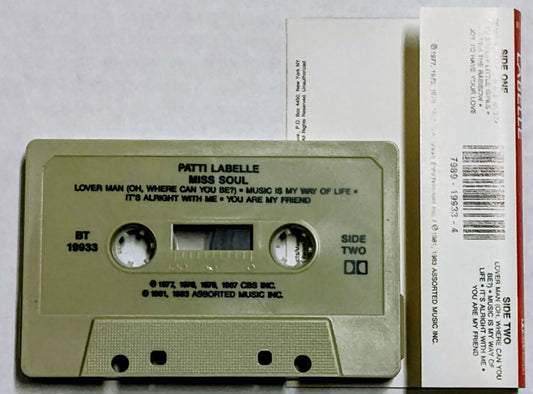 Patti Labelle - “Miss Soul” - CASSETTE TAPE NM/NM