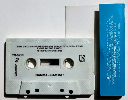 Gamma - "Gamma 1" - CASSETTE TAPE VG+/VG+
