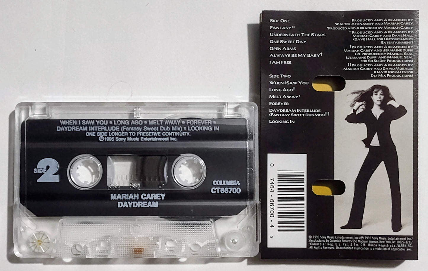 Mariah Carey - "Daydream" - CASSETTE TAPE VG+/VG+