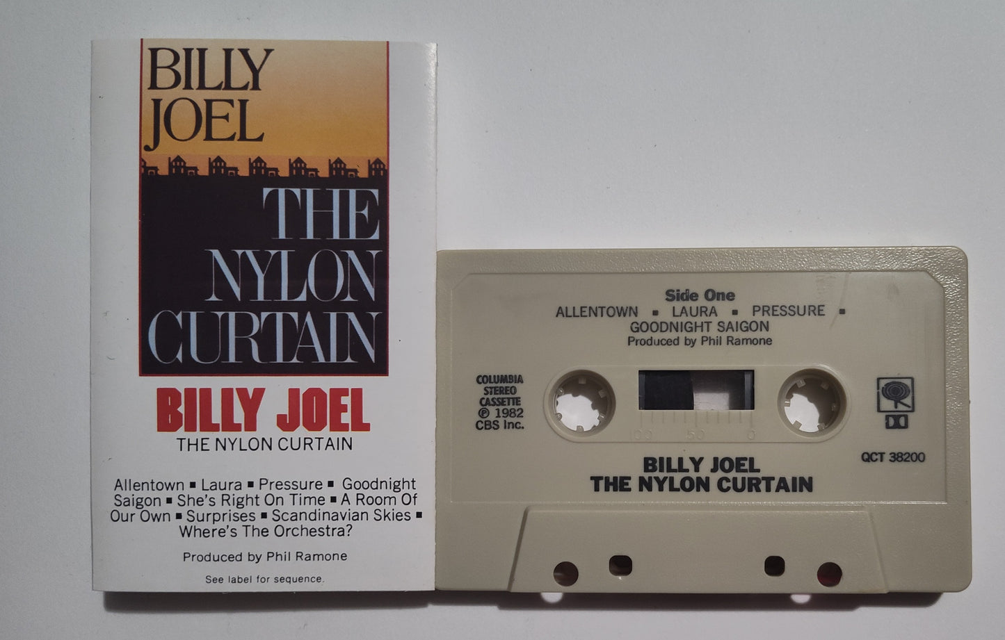 Billy Joel - "The Nylon Curtain" - CASSETTE TAPE (DOLBY Stereo) VG+/VG+