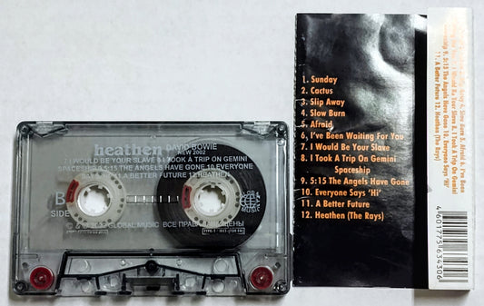 David Bowie - “Heathen” - CASSETTE TAPE (Russia; Unofficial) VG+/VG+