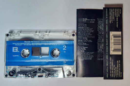 Randy Newman - "Land Of Dreams" - CASSETTE TAPE (SR; DOLBY HX PRO B NR) VG+/VG+