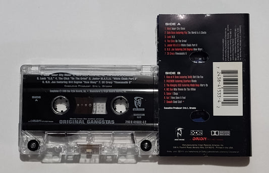Various Artists - "Original Gangstas: The Soundtrack" - CASSETTE TAPE (XDR; DOLBY) VG+/VG+
