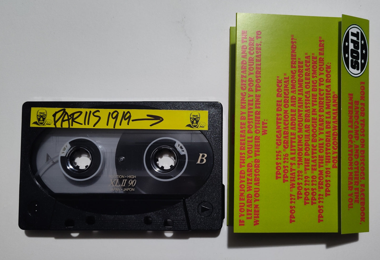 King Gizzard - "Paris 1919" - INDIE CASSETTE TAPE M/M