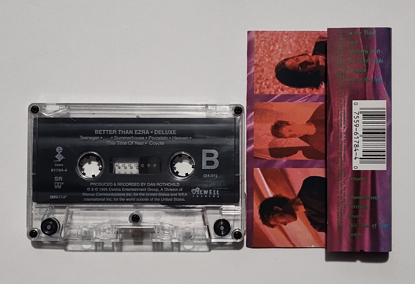 Better Than Ezra - "Deluxe" - CASSETTE TAPE (SR; DIGalog; DOLBY HX PRO) G+/VG+