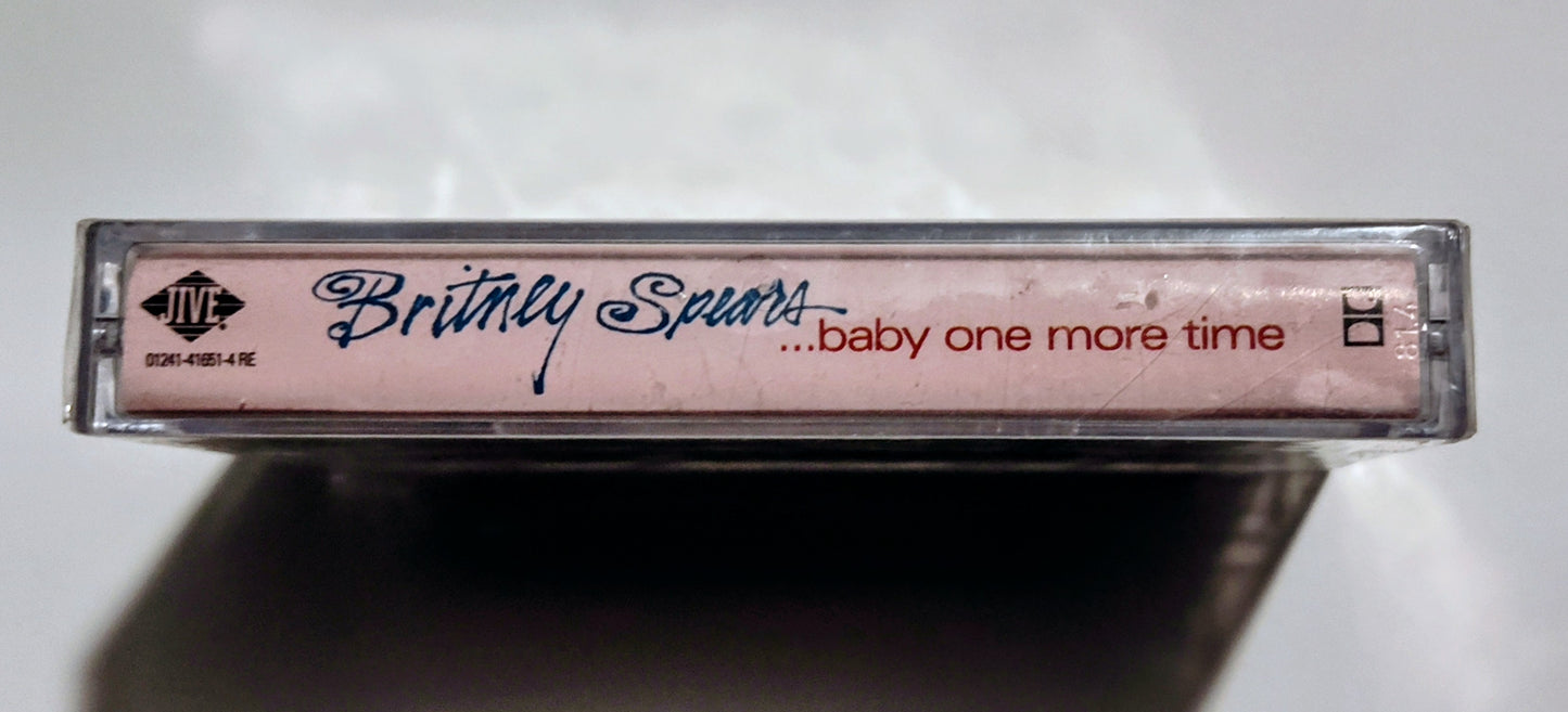 Britney Spears - "...Baby One More Time" - CASSETTE TAPE M/M (Sealed with hype sticker; Original copy! Not the reissue; no cuts)