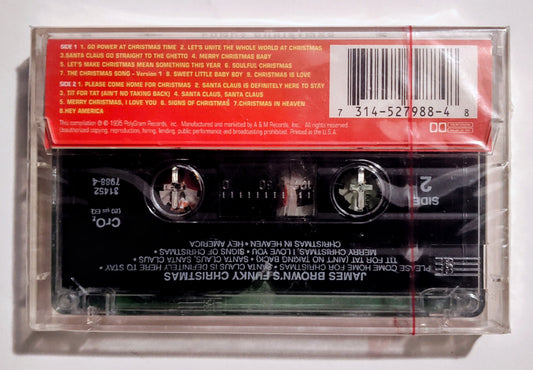 James Brown - "Funky Christmas" - CASSETTE TAPE M/M (Sealed)