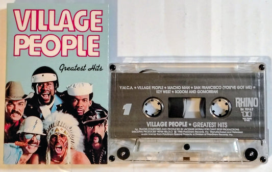 Village People - “Greatest Hits” - CASSETTE TAPE VG/VG