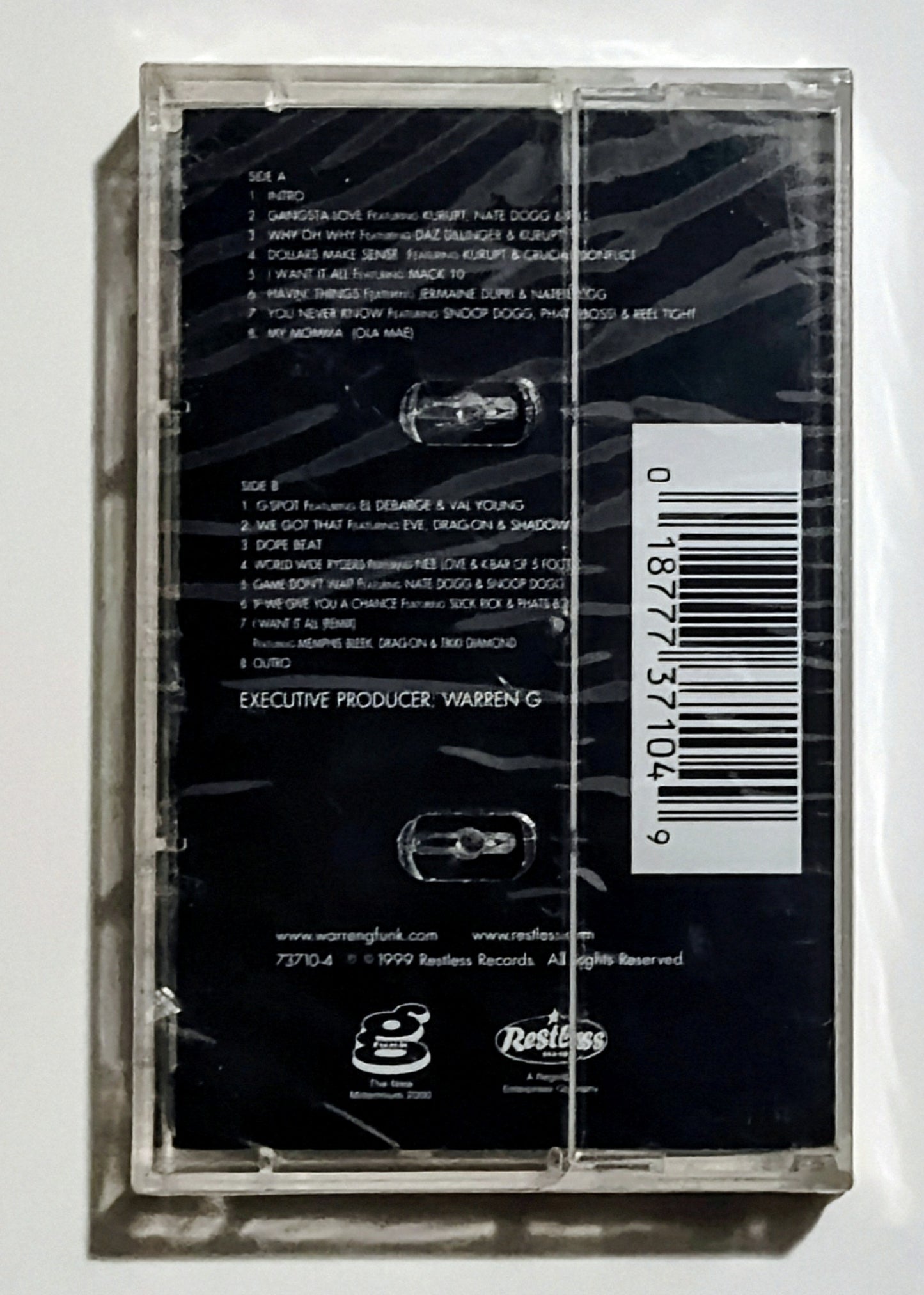 Warren G - "I Want It All" - CASSETTE TAPE M/M (Sealed with hype sticker)
