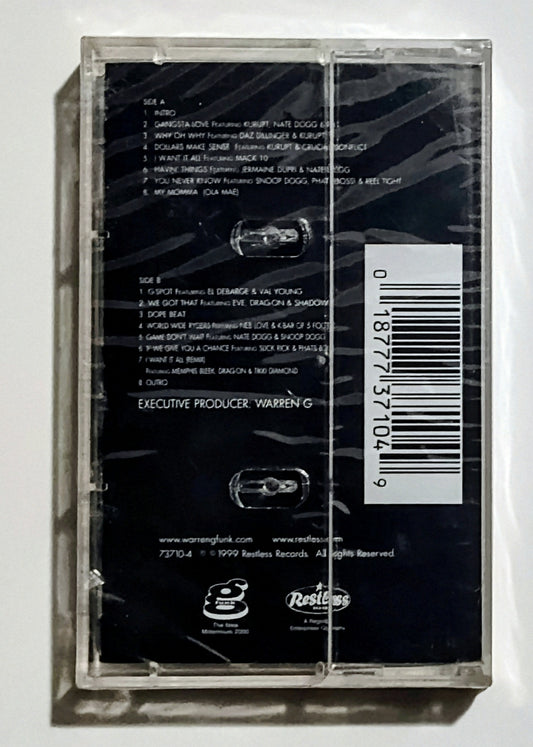 Warren G - "I Want It All" - CASSETTE TAPE M/M (Sealed with hype sticker)