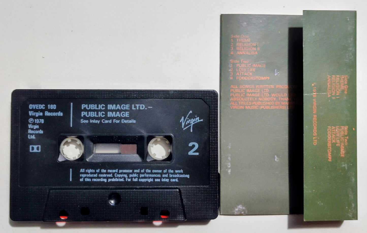 Public Image Ltd (PIL) - "First Issue" - CASSETTE TAPE (Original; DOLBY) VG/VG+