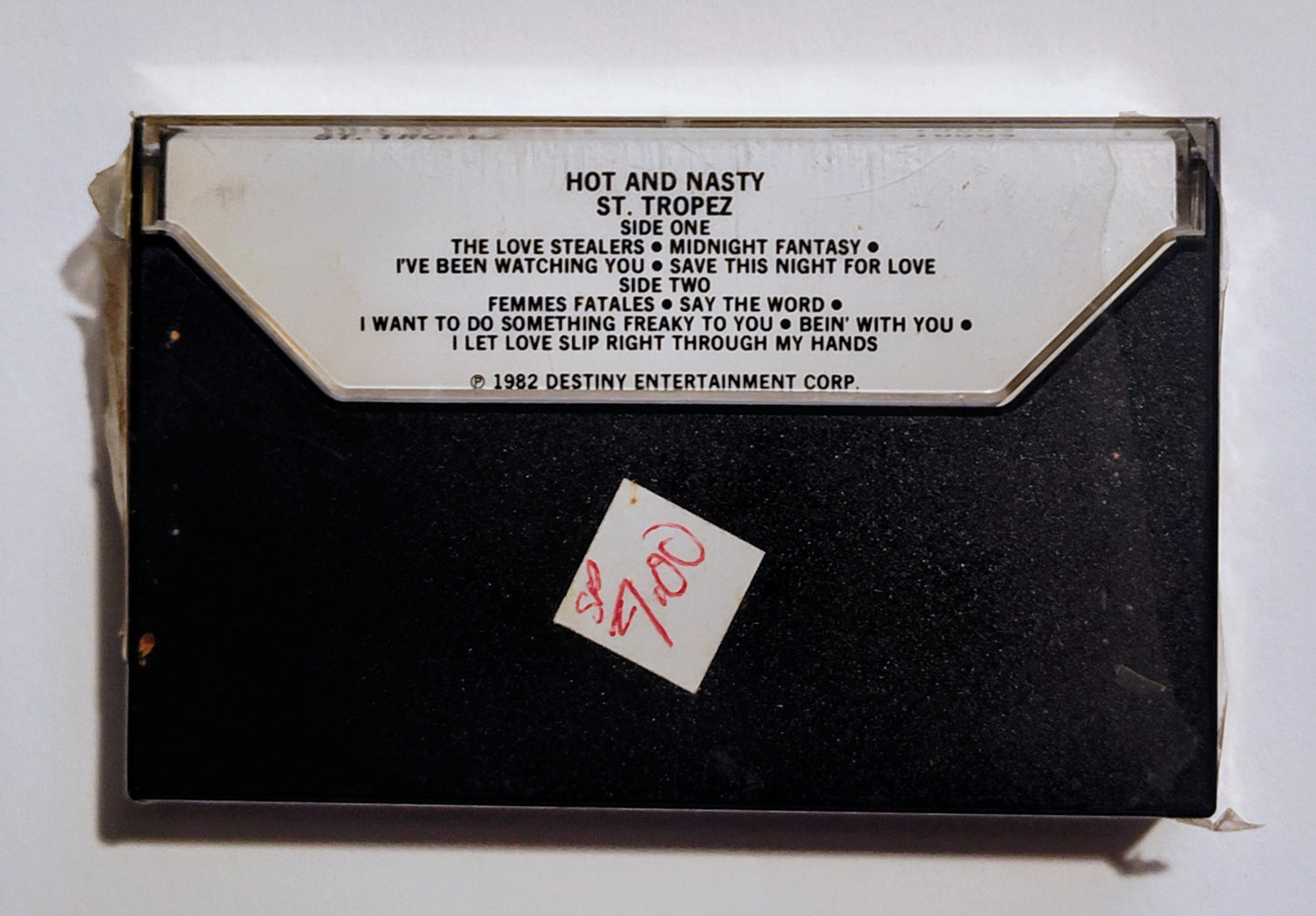 St. Tropez - "Hot And Nasty" - CASSETTE TAPE VG+/M (Sealed; broken seal)