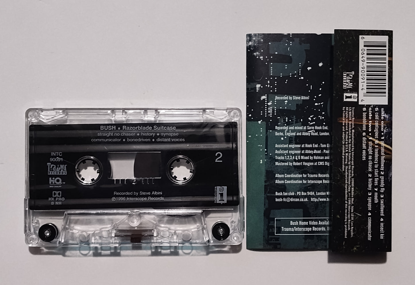 Bush - "Razorblade Suitcase" - CASSETTE TAPE (DOLBY HX PRO B NR) VG+/VG+